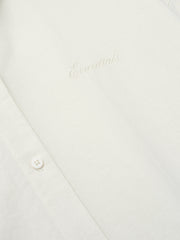 Womens Cotton Oxford Signature Button Up Shirt