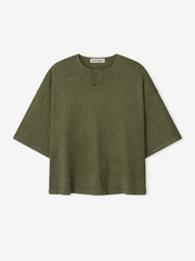 Soft Knit Short Sleeve Henley