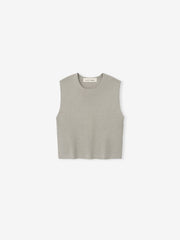 Womens Rib Knit Crop Top