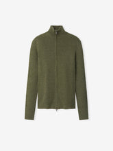 Womens Rib Knit Zip Up Jacket
